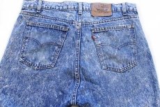 画像5: 80s USA製 Levi'sリーバイス 505 ケミカルウォッシュ デニムパンツ w38 L34★アシッド (5)