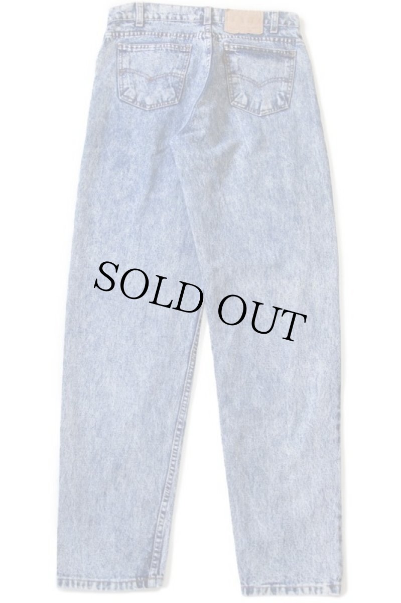 画像3: 80s USA製 Levi'sリーバイス 550 ケミカルウォッシュ デニムパンツ w32 L32★アシッド (3)