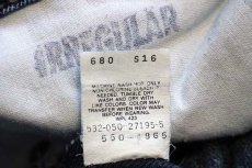 画像6: 90s USA製 Levi'sリーバイス 550 ケミカルウォッシュ カラーデニムパンツ 紺 w38 L32★アシッド (6)