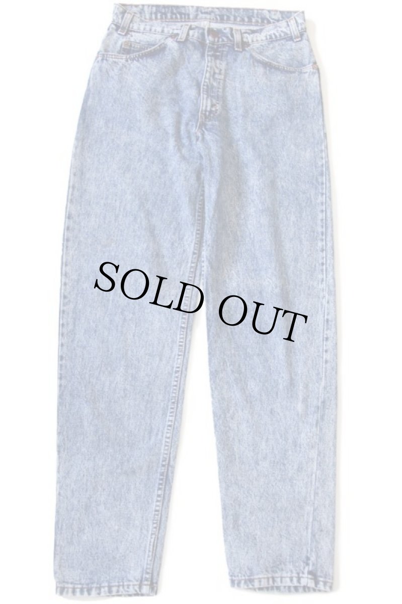 画像2: 80s USA製 Levi'sリーバイス 550 ケミカルウォッシュ デニムパンツ w32 L32★アシッド (2)