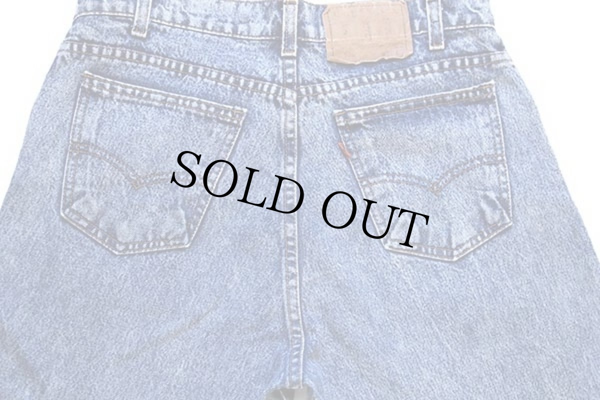 画像5: 80s USA製 Levi'sリーバイス 550 ケミカルウォッシュ デニムパンツ w32 L32★アシッド (5)