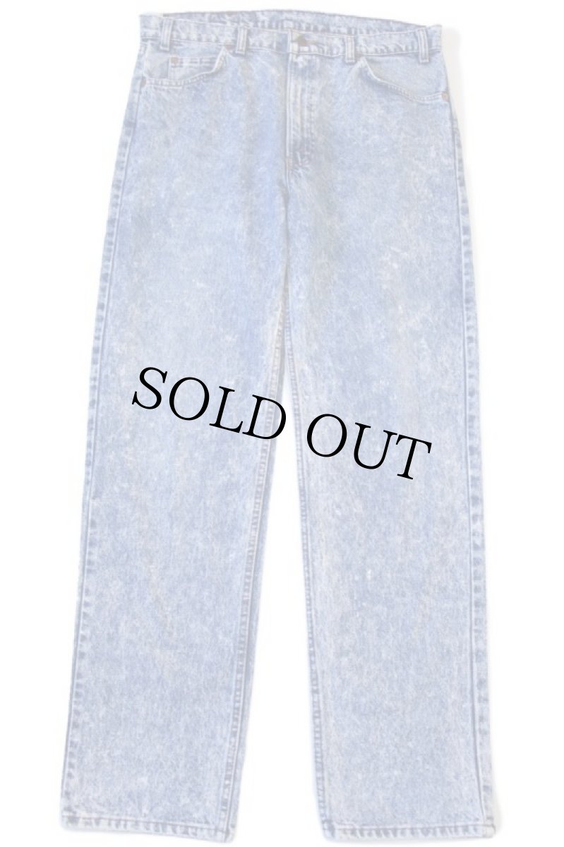 画像2: 80s USA製 Levi'sリーバイス 505 ケミカルウォッシュ デニムパンツ w38 L34★アシッド (2)