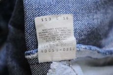 画像7: 80s USA製 Levi'sリーバイス 550 ケミカルウォッシュ デニムパンツ w32 L32★アシッド (7)