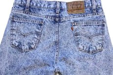 画像5: 90s USA製 Levi'sリーバイス 505 ケミカルウォッシュ デニムパンツ w33 L30★アシッド (5)