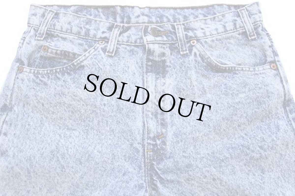 画像4: 90s USA製 Levi'sリーバイス 505 ケミカルウォッシュ デニムパンツ w33 L30★アシッド (4)