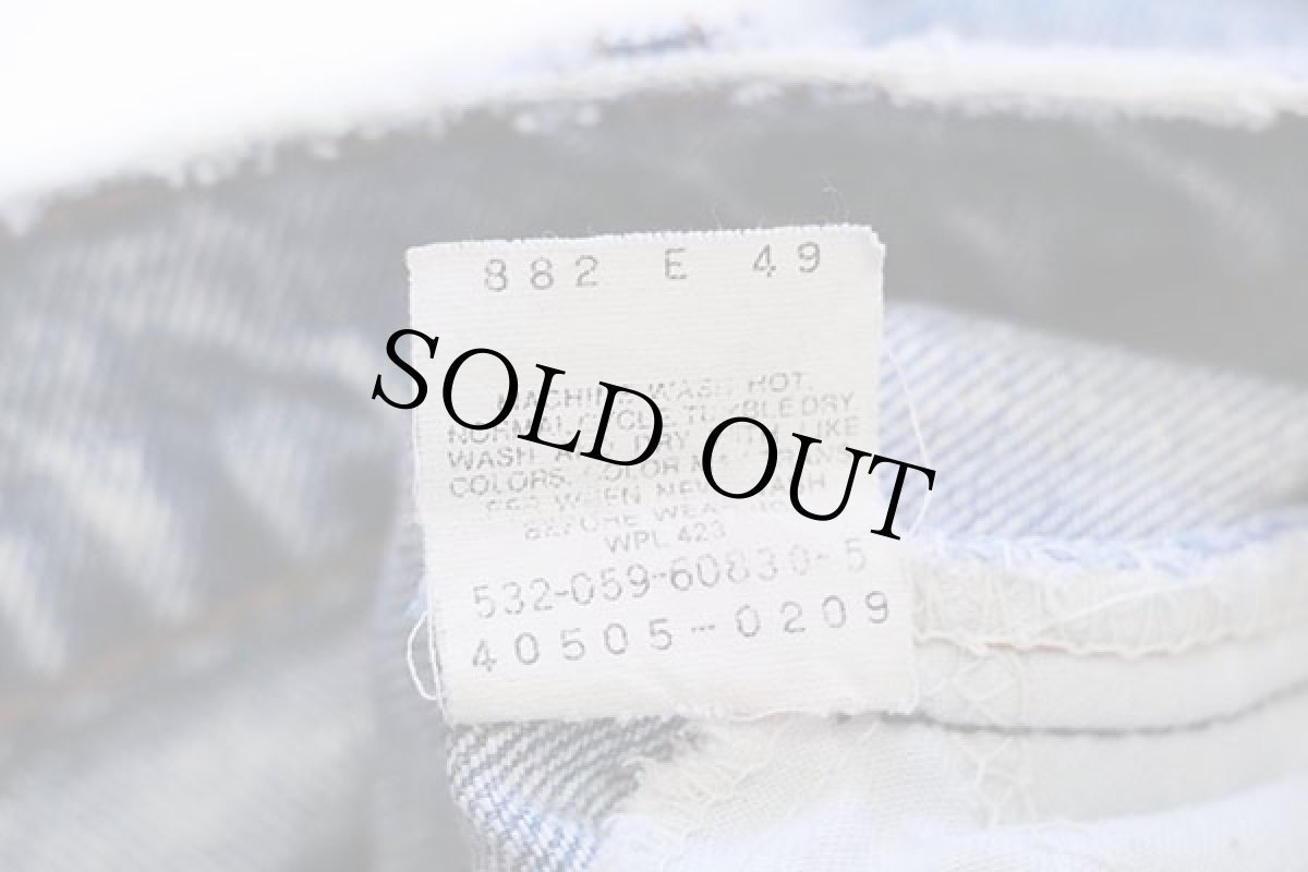 画像7: 80s USA製 Levi'sリーバイス 505 ケミカルウォッシュ デニムパンツ w38 L34★アシッド (7)