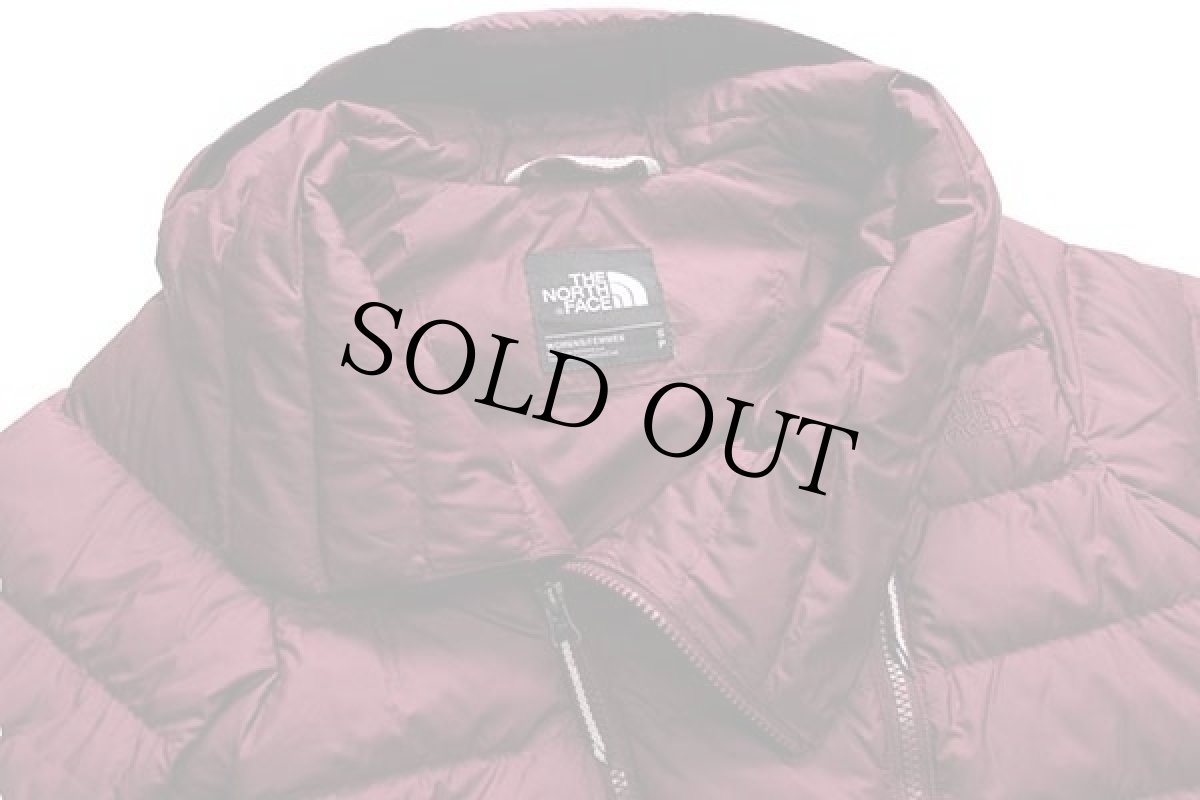 画像4: THE NORTH FACEノースフェイス アシンメトリー 550フィル ダウンパーカー ワインレッド W-S★ダウンジャケット (4)