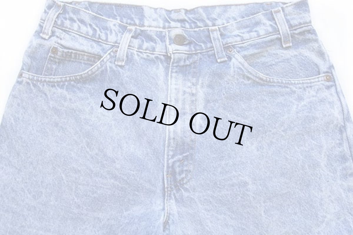 画像4: 80s USA製 Levi'sリーバイス 550 ケミカルウォッシュ デニムパンツ w33 L36★アシッド (4)