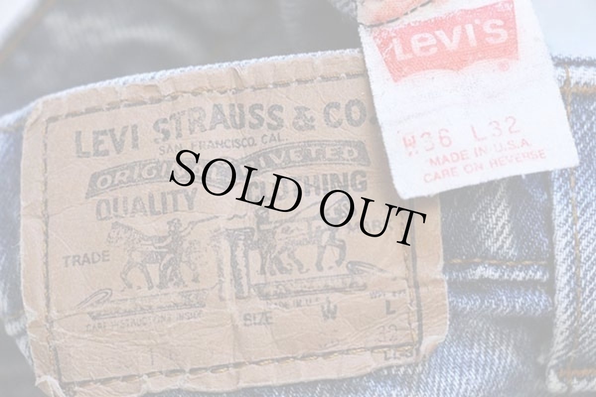 画像6: 80s USA製 Levi'sリーバイス 511 ケミカルウォッシュ デニムパンツ w36 L32★アシッド (6)