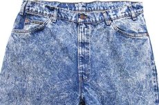 画像4: 80s USA製 Levi'sリーバイス 550 ケミカルウォッシュ デニムパンツ w38 L32★アシッド (4)