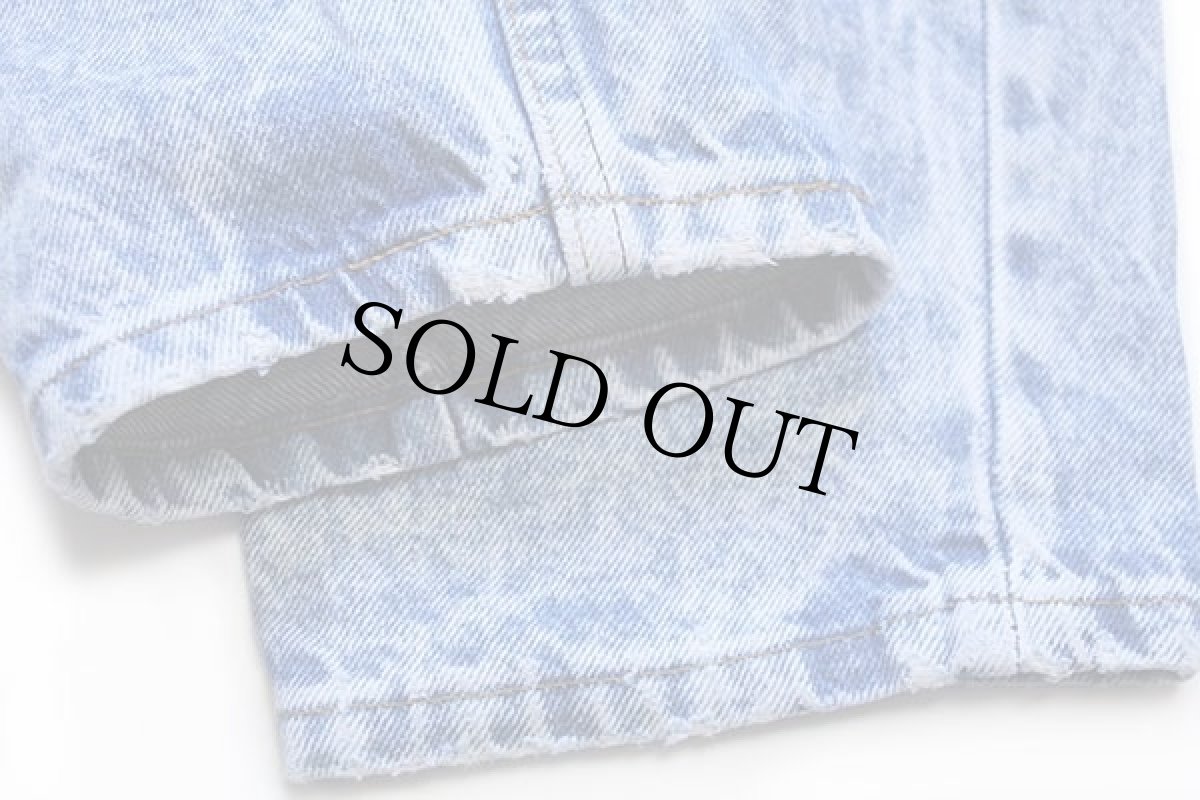 画像8: 80s USA製 Levi'sリーバイス 550 ケミカルウォッシュ デニムパンツ w33 L36★アシッド (8)