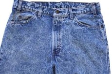 画像4: 80s USA製 Levi'sリーバイス 511 ケミカルウォッシュ デニムパンツ w36 L32★アシッド (4)