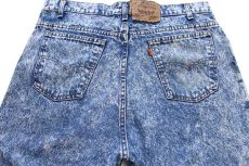 画像5: 80s USA製 Levi'sリーバイス 550 ケミカルウォッシュ デニムパンツ w38 L32★アシッド (5)