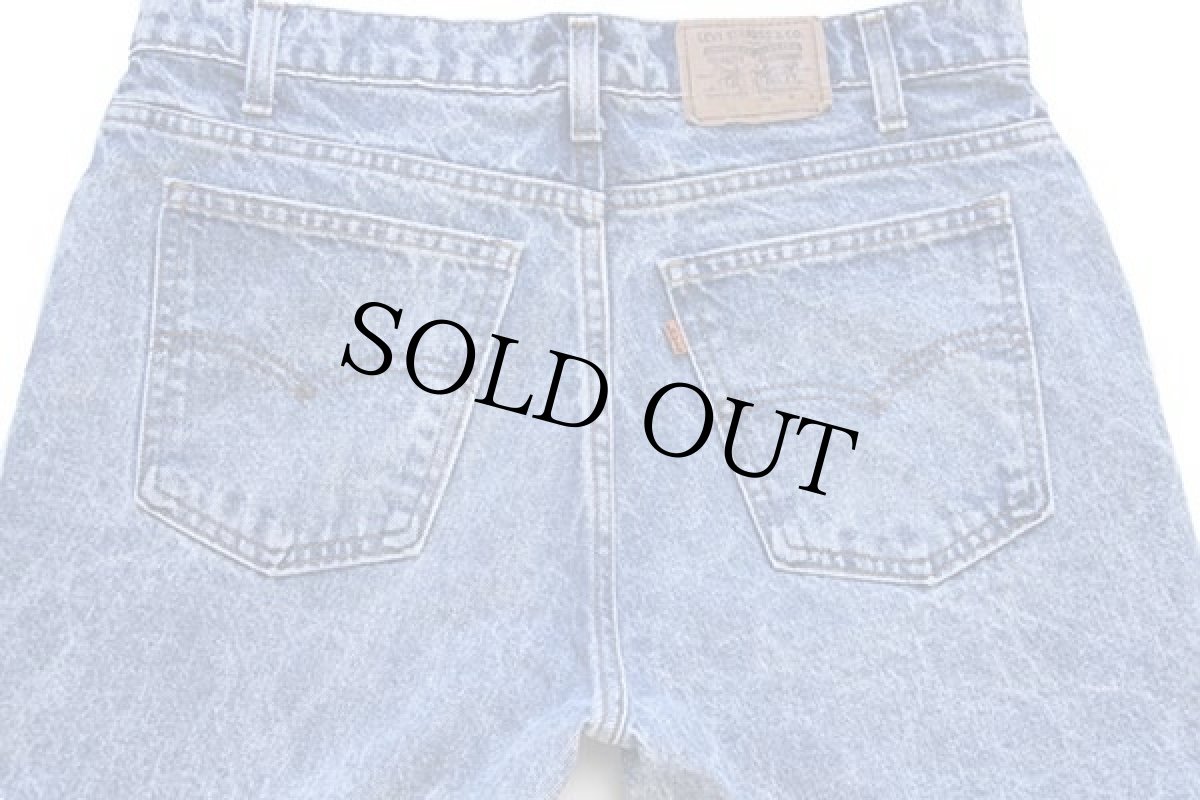 画像5: 80s USA製 Levi'sリーバイス 511 ケミカルウォッシュ デニムパンツ w36 L32★アシッド (5)