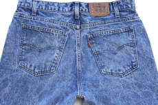 画像5: 80s USA製 Levi'sリーバイス 511 ケミカルウォッシュ デニムパンツ w36 L32★アシッド (5)