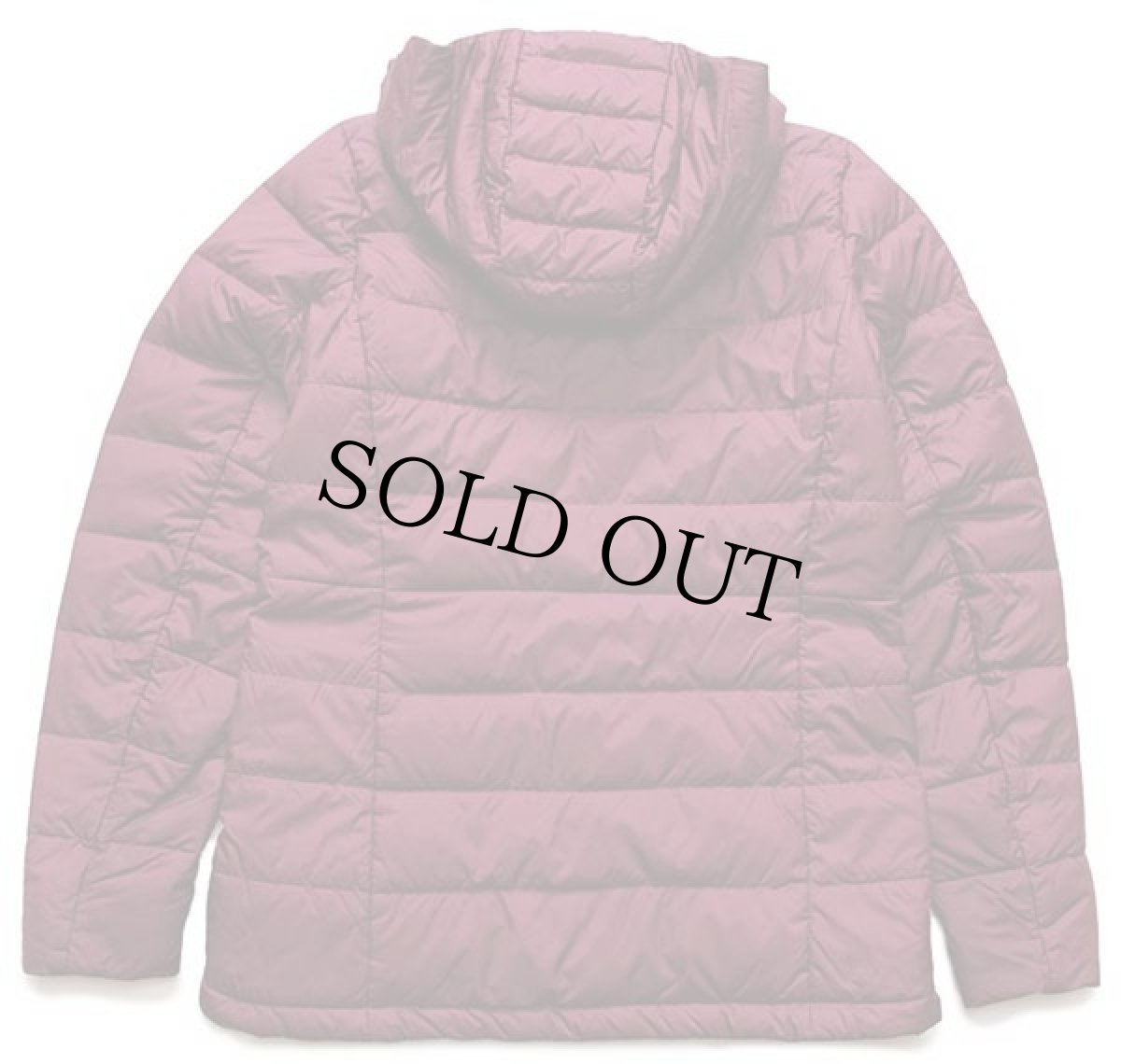 画像2: THE NORTH FACEノースフェイス アシンメトリー 550フィル ダウンパーカー ワインレッド W-S★ダウンジャケット (2)