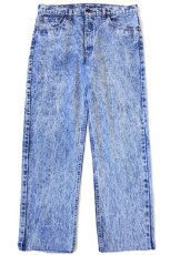 画像2: 80s USA製 Levi'sリーバイス 505 ケミカルウォッシュ デニムパンツ w36★アシッド (2)