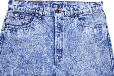 画像4: 80s USA製 Levi'sリーバイス 505 ケミカルウォッシュ デニムパンツ w36★アシッド (4)