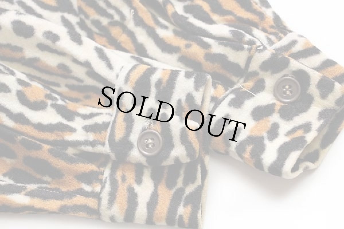 画像7: 50s USA製 DEL MAR レオパード柄 オープンカラーシャツ M★B (7)