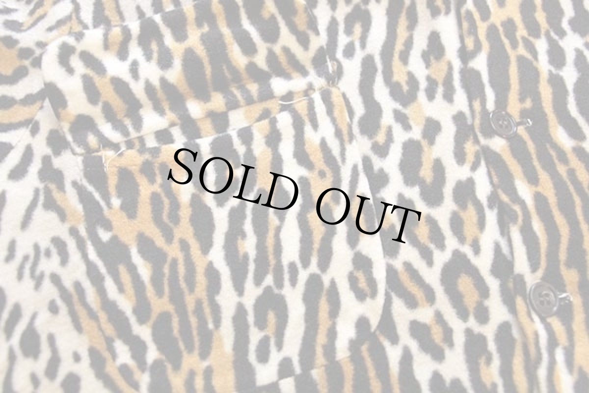 画像6: 50s USA製 DEL MAR レオパード柄 オープンカラーシャツ M★A (6)