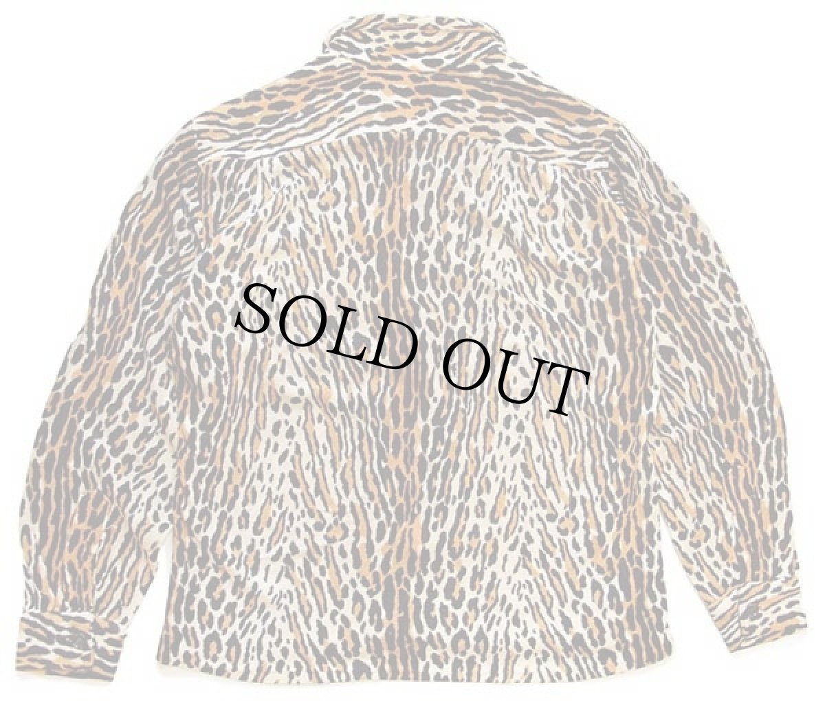 画像2: 50s USA製 DEL MAR レオパード柄 オープンカラーシャツ M★A (2)