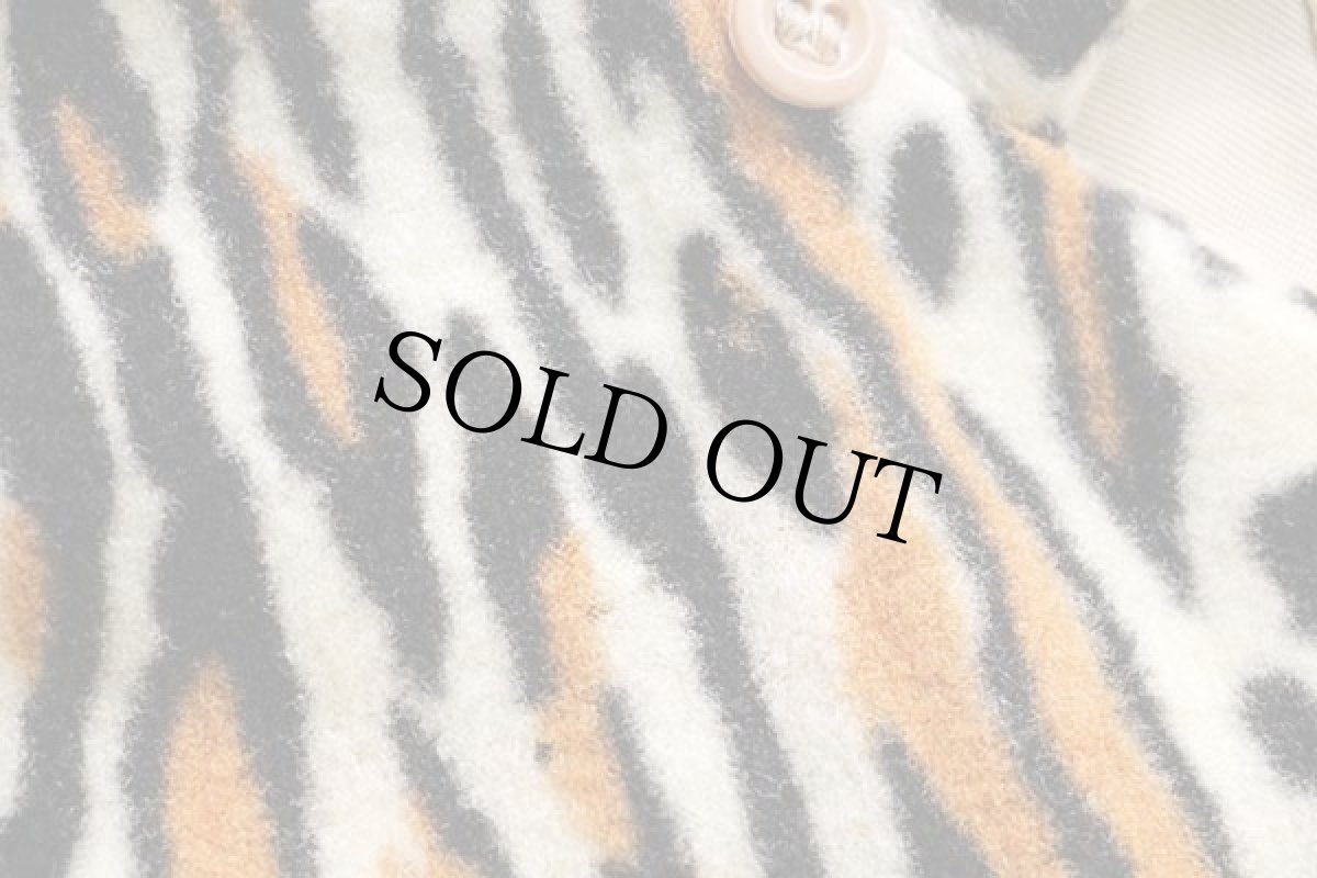 画像8: 50s USA製 DEL MAR レオパード柄 オープンカラーシャツ M★B (8)