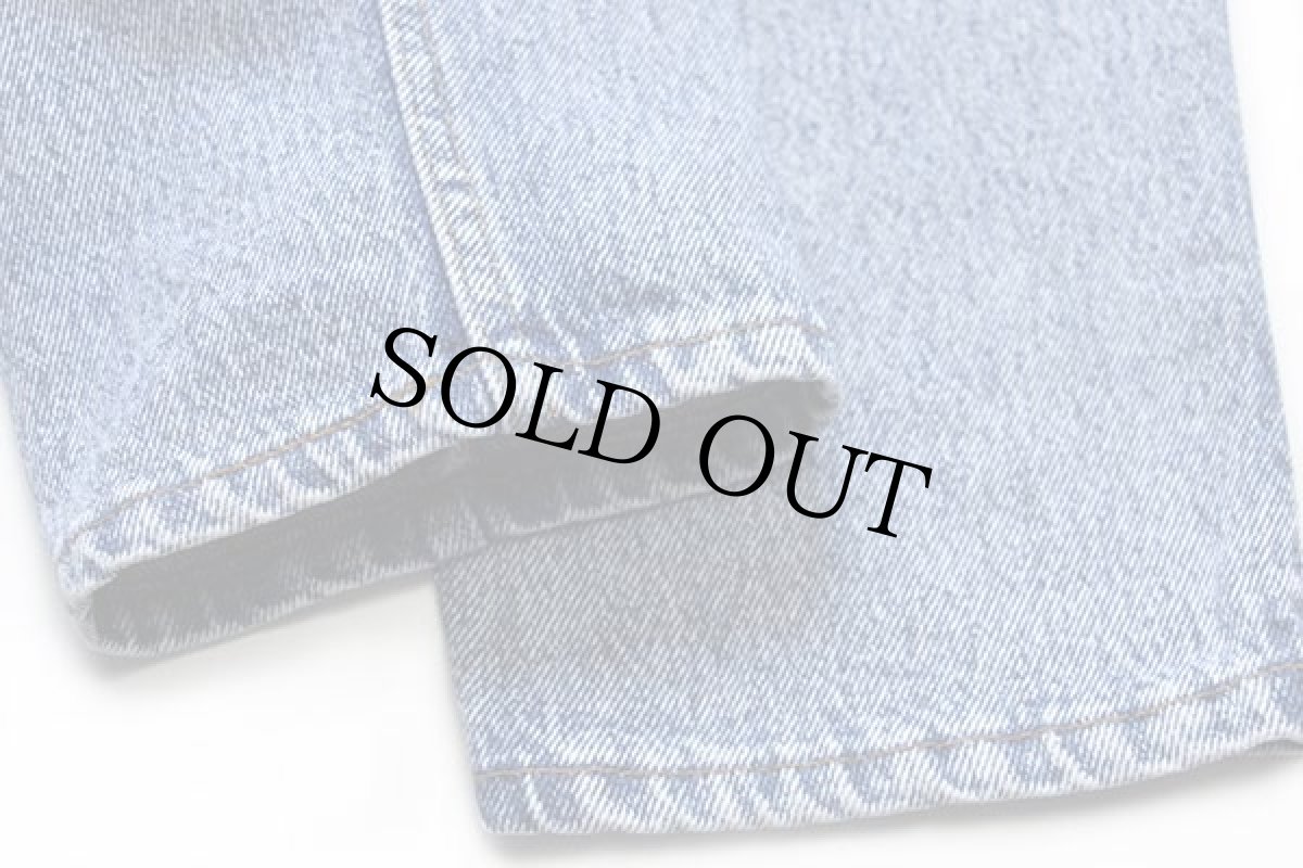 画像8: 90s USA製 Levi'sリーバイス 550 ケミカルウォッシュ デニムパンツ w31 L32★アシッド (8)