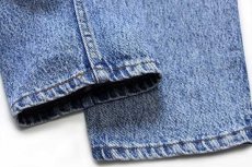 画像8: 90s USA製 Levi'sリーバイス 550 ケミカルウォッシュ デニムパンツ w31 L32★アシッド (8)