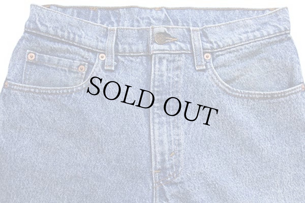画像4: 90s USA製 Levi'sリーバイス 550 ケミカルウォッシュ デニムパンツ w31 L32★アシッド (4)