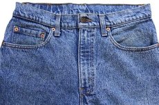 画像4: 90s USA製 Levi'sリーバイス 550 ケミカルウォッシュ デニムパンツ w31 L32★アシッド (4)