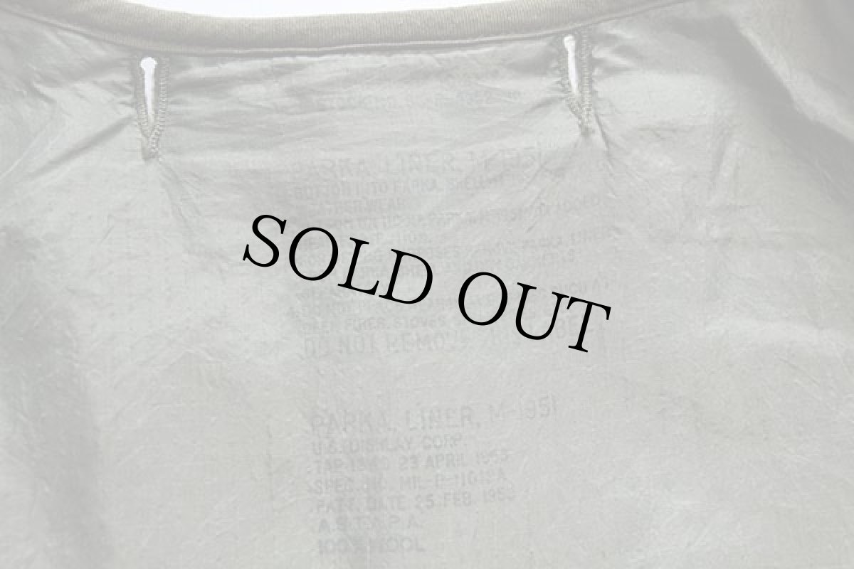 画像4: 50s 米軍 U.S.ARMY M-51 パーカー ウールパイル ライナー S★モッズコート (4)