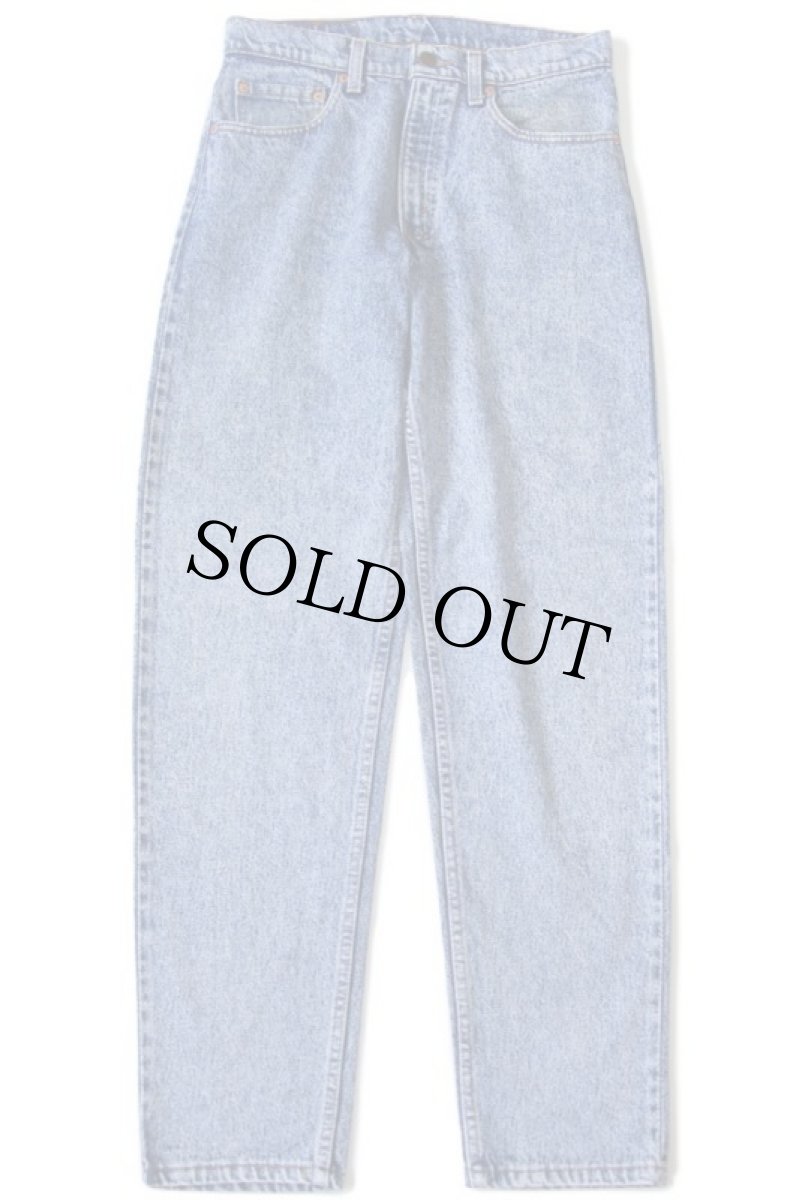 画像2: 90s USA製 Levi'sリーバイス 550 ケミカルウォッシュ デニムパンツ w31 L32★アシッド (2)