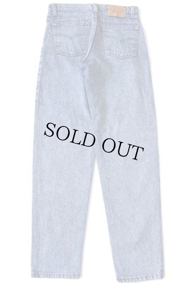 画像3: 90s USA製 Levi'sリーバイス 550 ケミカルウォッシュ デニムパンツ w31 L32★アシッド (3)