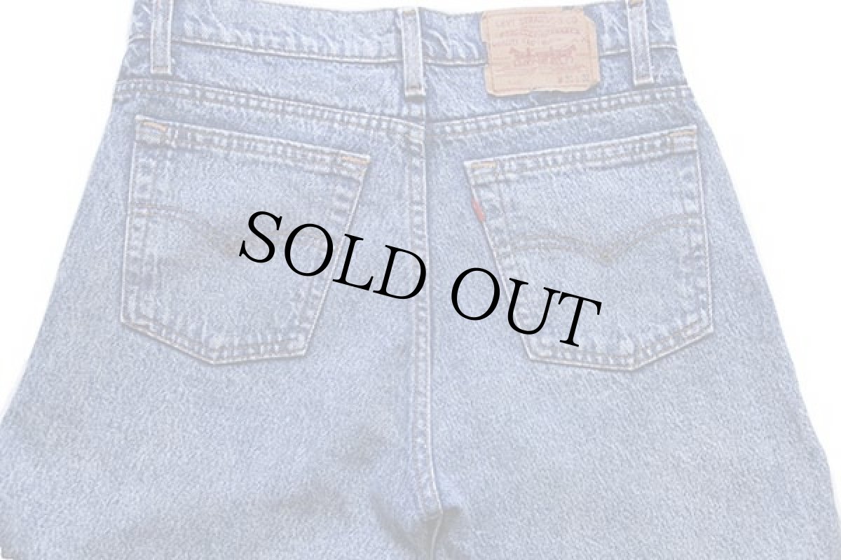 画像5: 90s USA製 Levi'sリーバイス 550 ケミカルウォッシュ デニムパンツ w31 L32★アシッド (5)