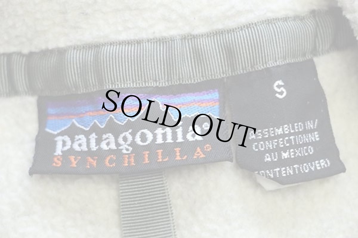 画像4: 00s patagoniaパタゴニア シンチラ フリース スナップT オートミール S (4)