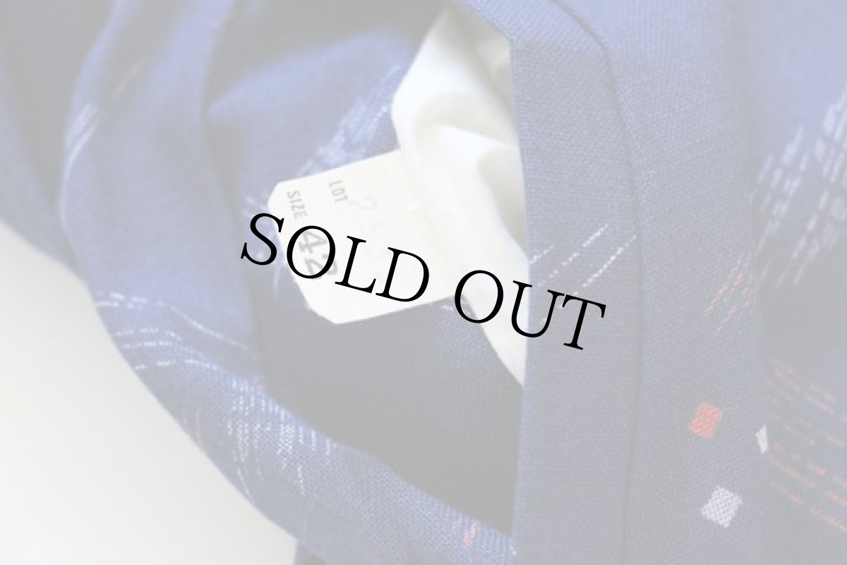 画像5: 50s カスリ柄 リバーシブル ギャバジャン 42★ギャバジン (5)