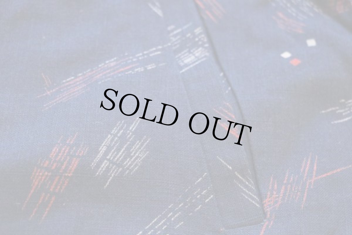 画像7: 50s カスリ柄 リバーシブル ギャバジャン 42★ギャバジン (7)