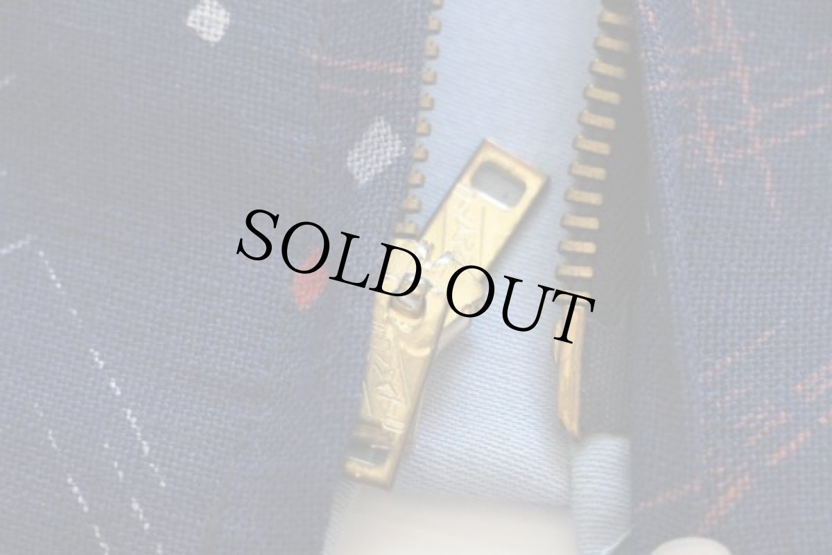 画像4: 50s カスリ柄 リバーシブル ギャバジャン 42★ギャバジン (4)