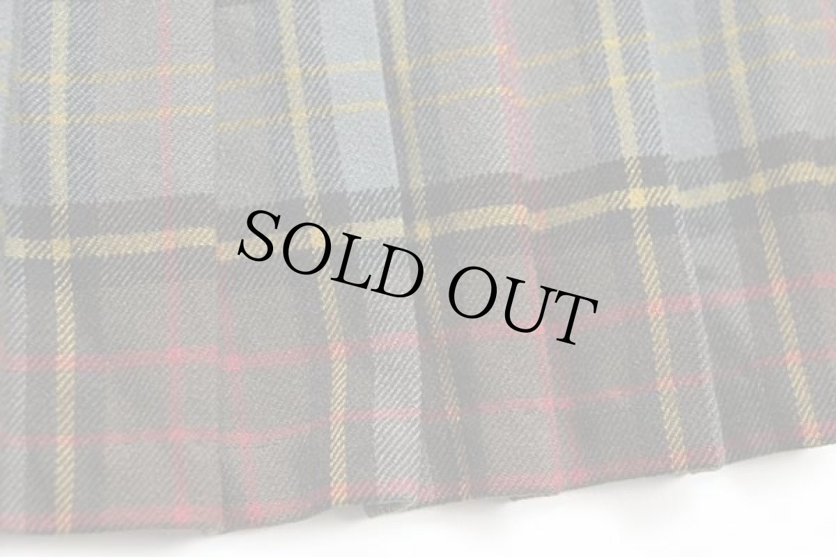 画像5: ビンテージ スコットランド製 Rally Klad タータンチェック ウール キルトスカート 12 (5)