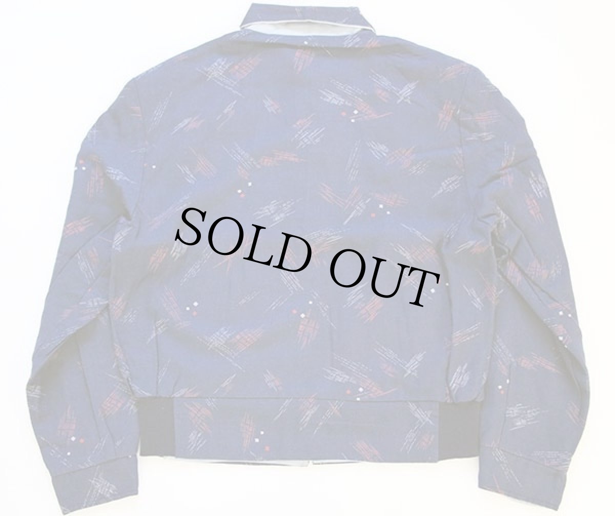 画像2: 50s カスリ柄 リバーシブル ギャバジャン 42★ギャバジン (2)