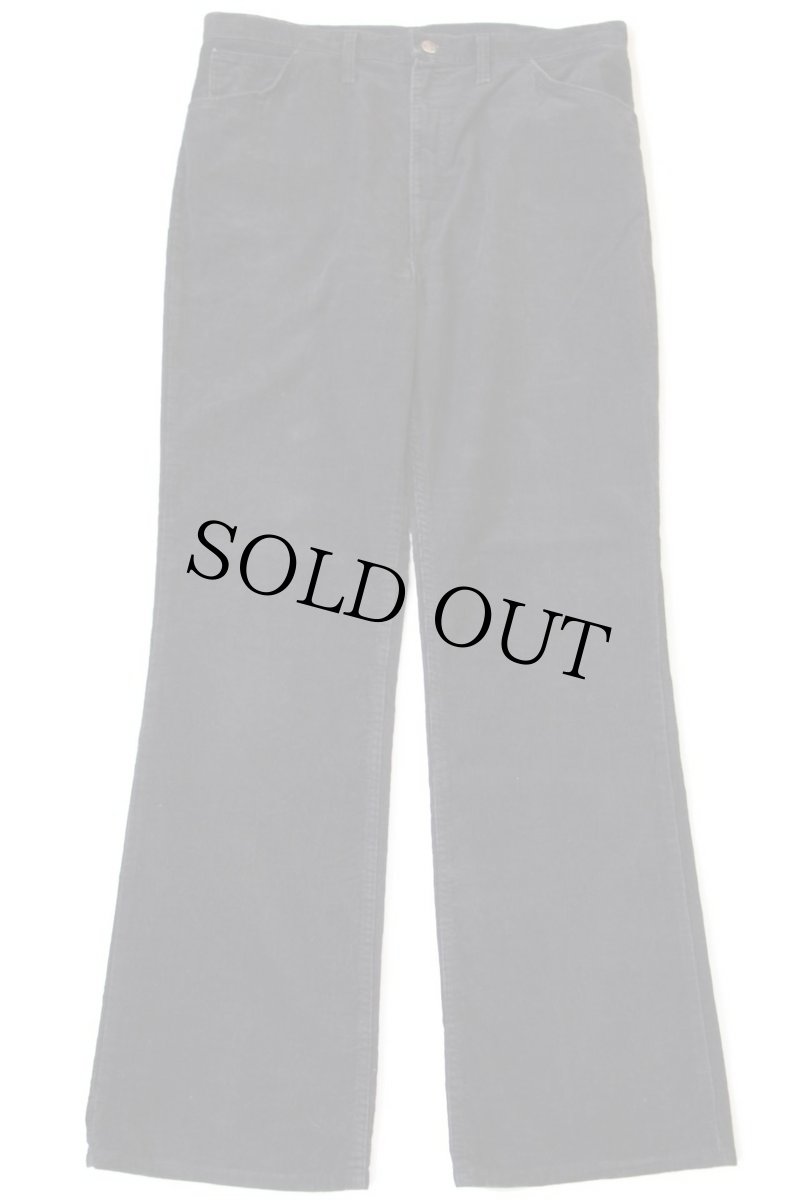 画像3: 80s USA製 Wranglerラングラー 82665 コーデュロイパンツ 黒 w38 (3)