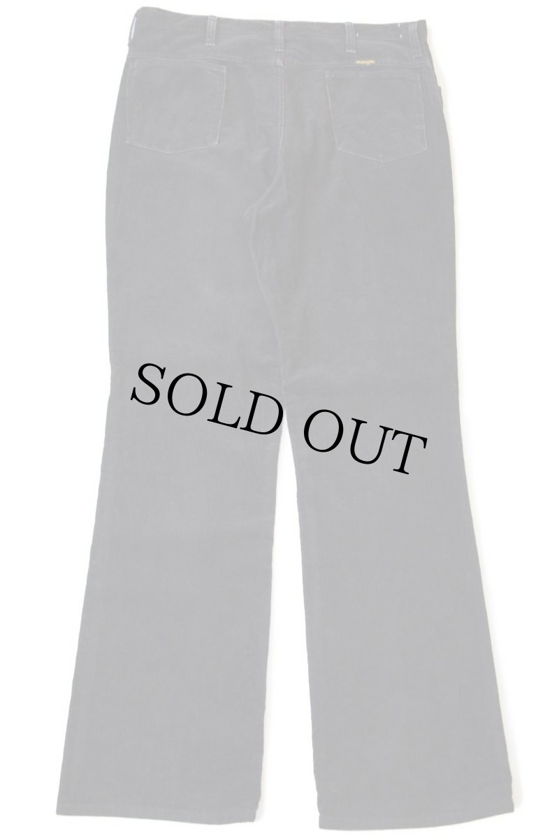 画像2: 80s USA製 Wranglerラングラー 82665 コーデュロイパンツ 黒 w38 (2)