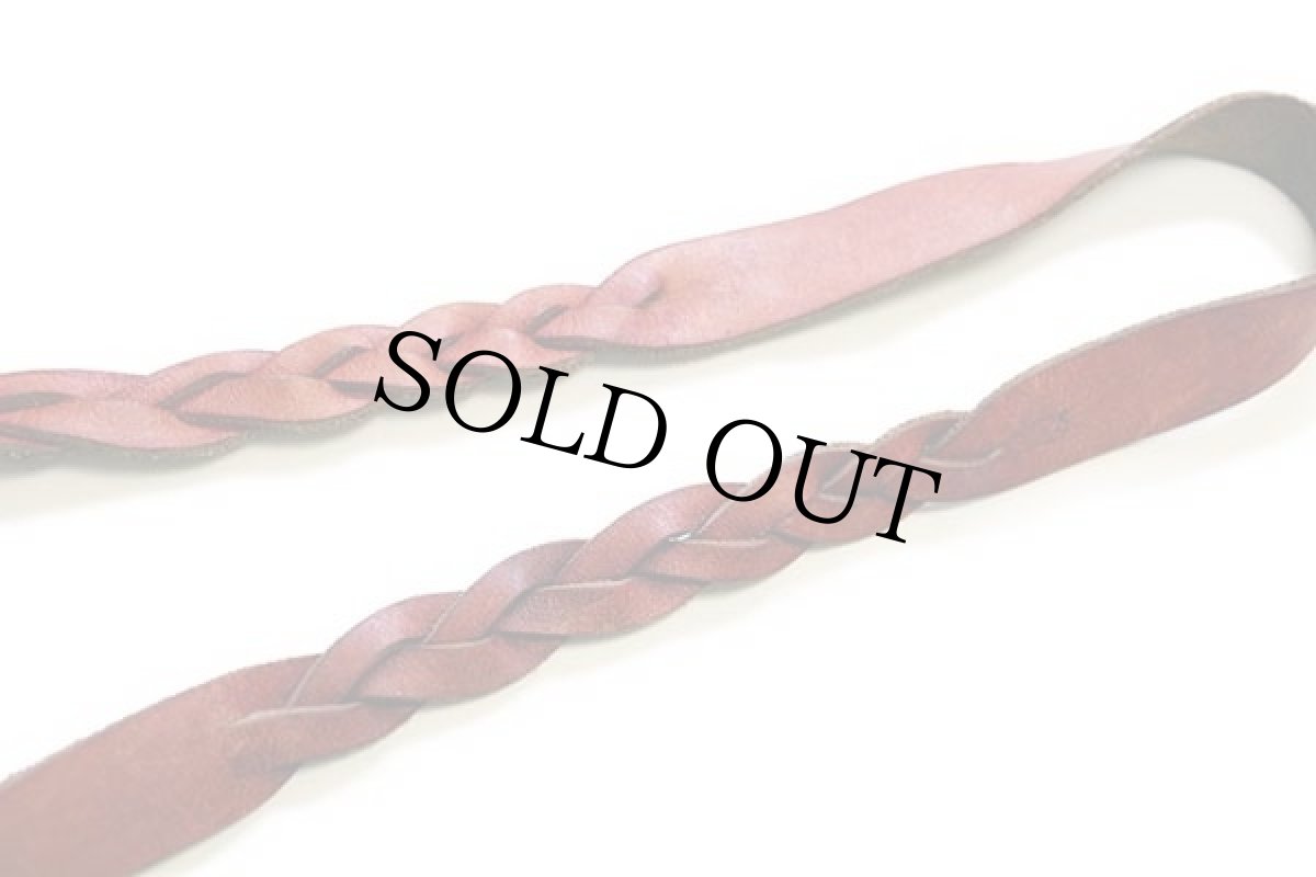 画像7: メキシコ製 花柄 カービング ペイント レザー ショルダーバッグ 茶 (7)