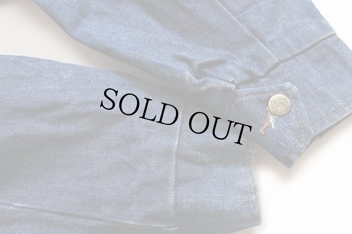 画像8: 70s USA製 Leeリー STORM RIDERストームライダー ボアライナー デニム ランチコート L (8)