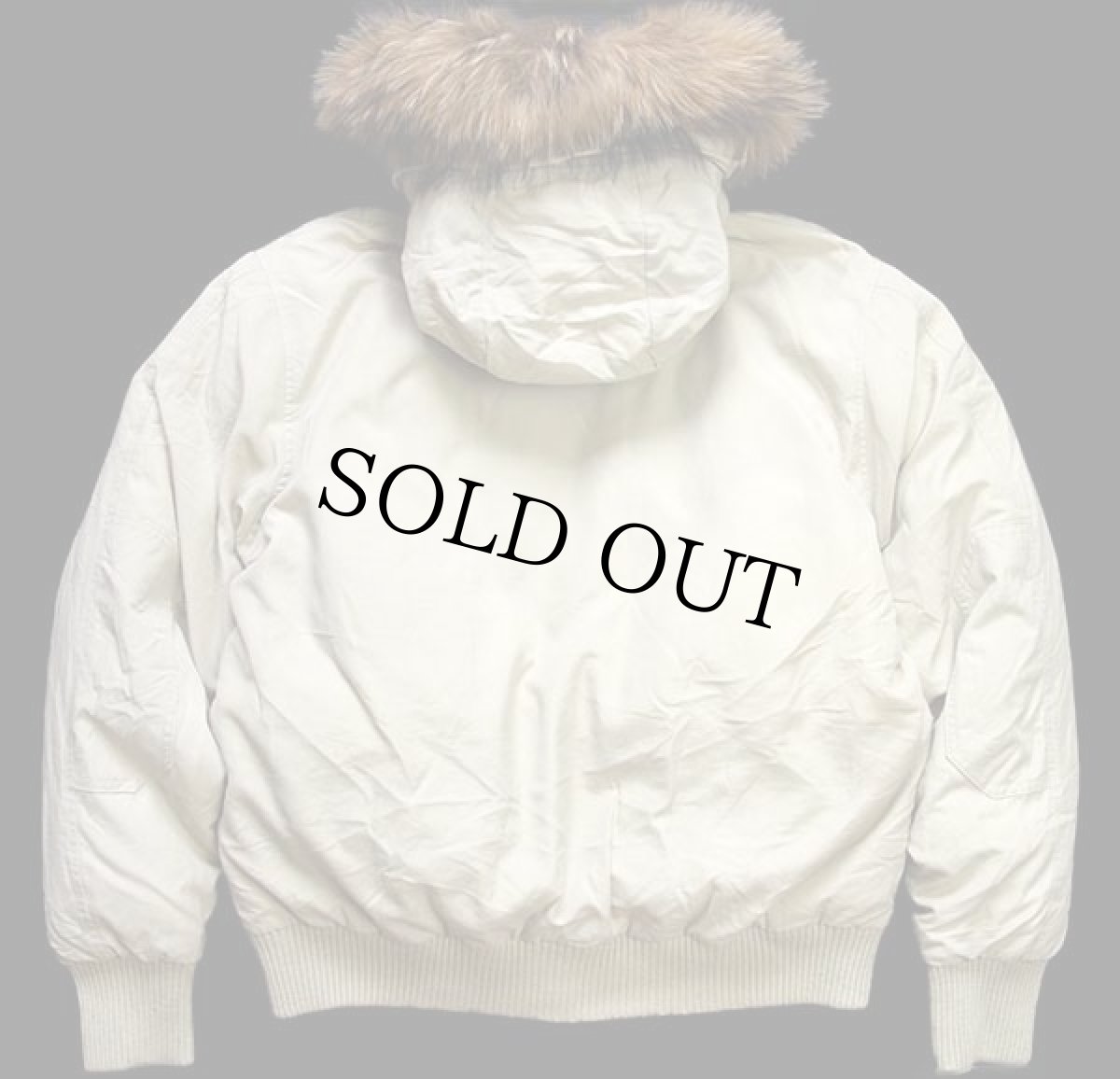 画像2: WOOLRICH JOHN RICH&BROS. ウールリッチ コヨーテファー アークティックジャケット ダウンパーカー ベージュ XL (2)