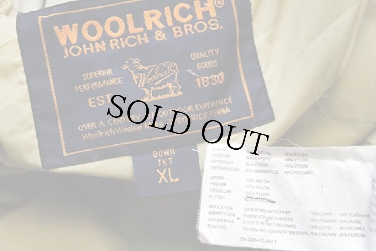 画像4: WOOLRICH JOHN RICH&BROS. ウールリッチ コヨーテファー アークティックジャケット ダウンパーカー ベージュ XL (4)
