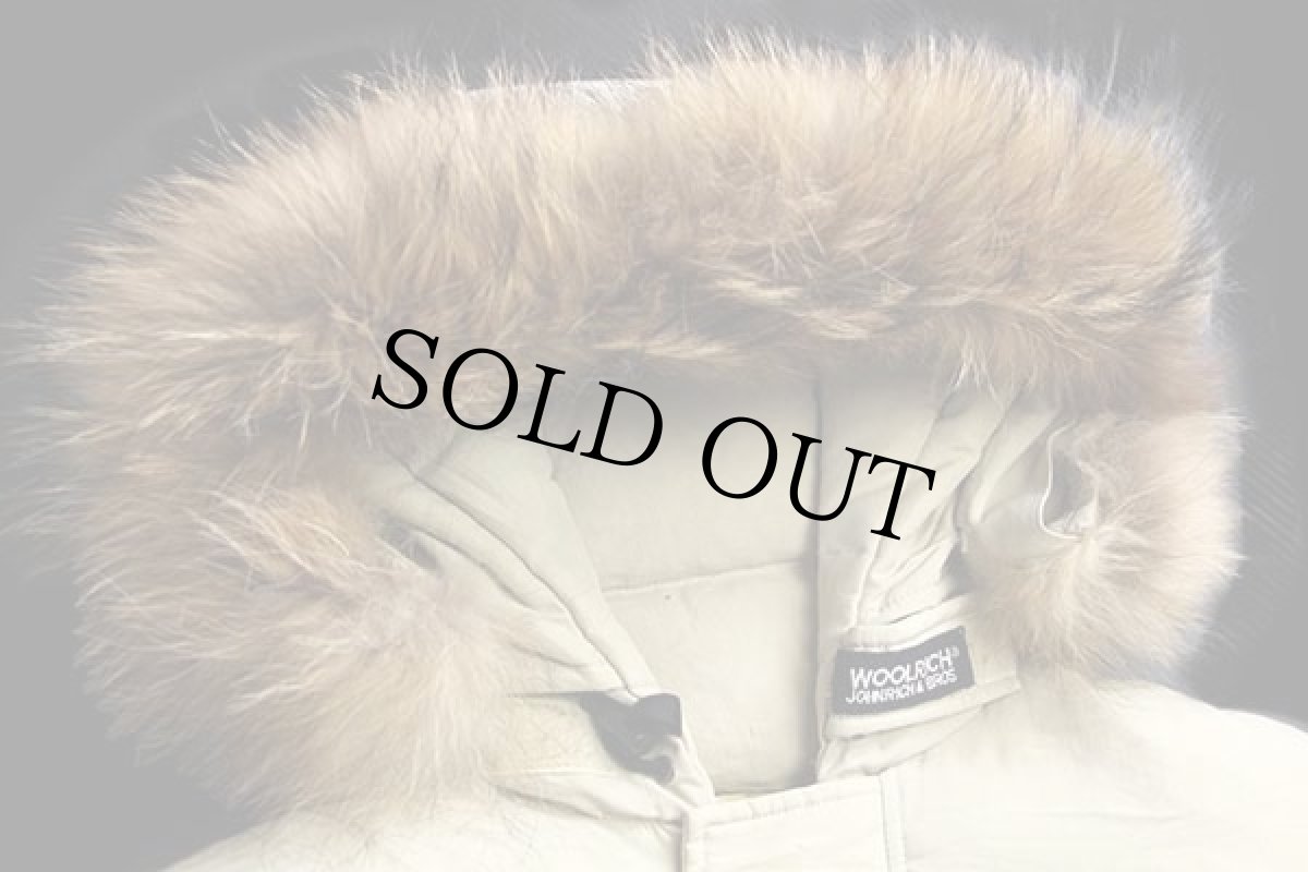 画像3: WOOLRICH JOHN RICH&BROS. ウールリッチ コヨーテファー アークティックジャケット ダウンパーカー ベージュ XL (3)