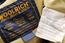 画像4: 00s USA製 WOOLRICH JOHN RICH&BROS. ウールリッチ コヨーテファー アークティックパーカー ダウンコート 紺 フェード M★B-9タイプ (4)