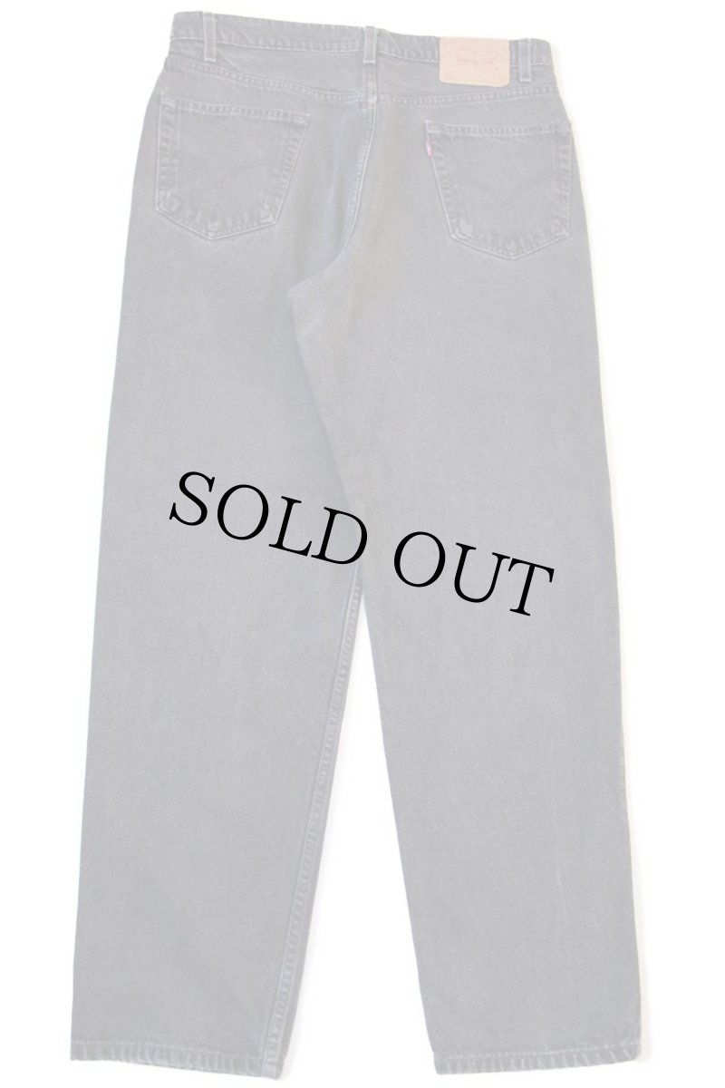 画像3: 90s メキシコ製 Levi'sリーバイス 550 ブラック デニムパンツ w36 L32★90 (3)