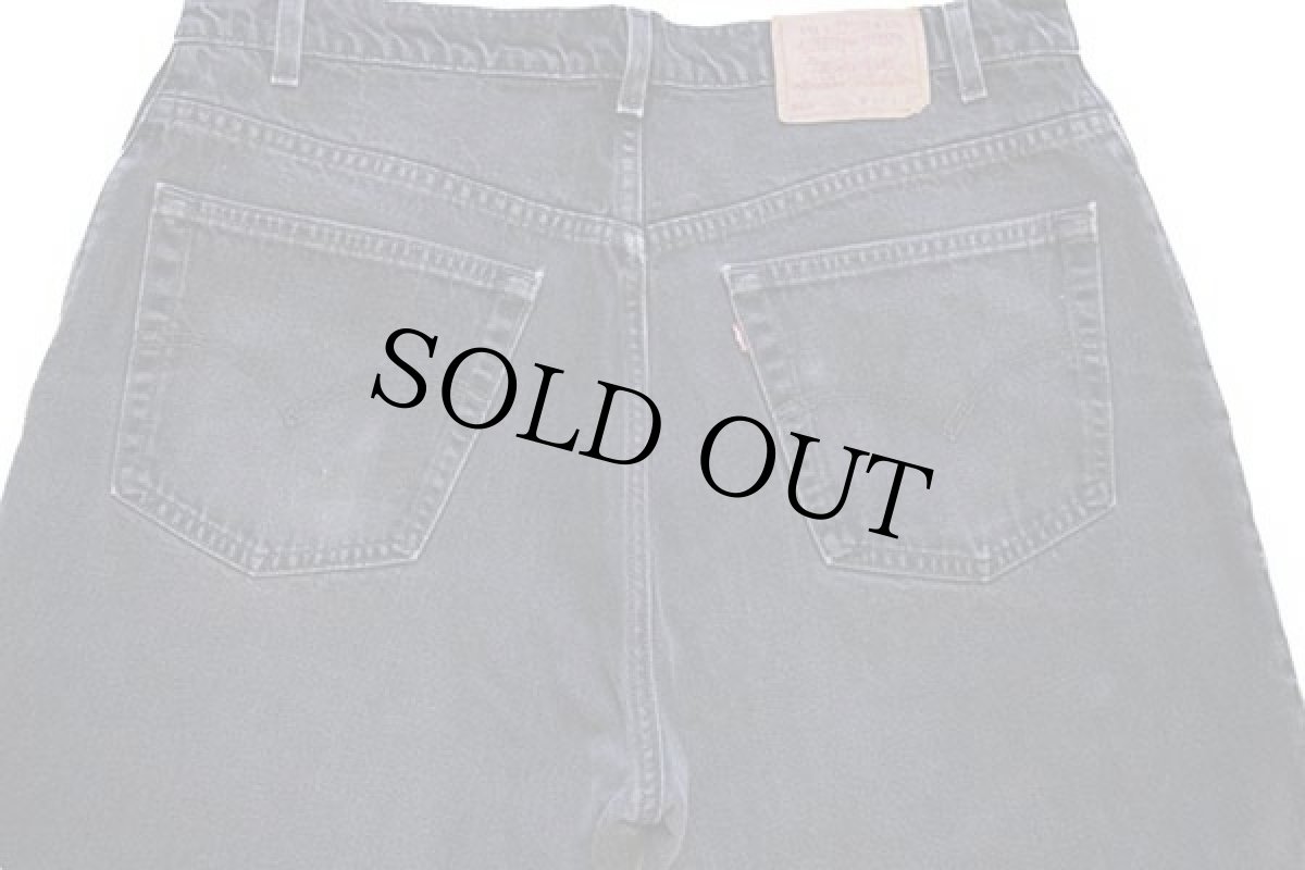 画像5: 90s USA製 Levi'sリーバイス 560 ブラック デニムパンツ w40 L30★25 (5)